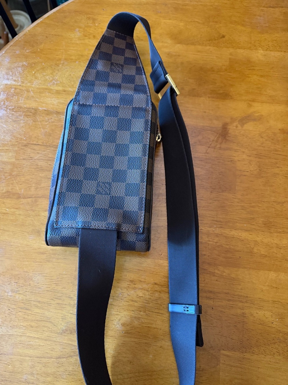 24HRS‼️Louis Vuitton Damier Ebene Geronimo Sling Bag *EXCELLENT CONDITION* - Picture 4 of 15